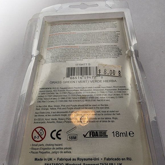 Snazaroo Grass Green Face Paint Dish 18 ml - Picture 3 of 4